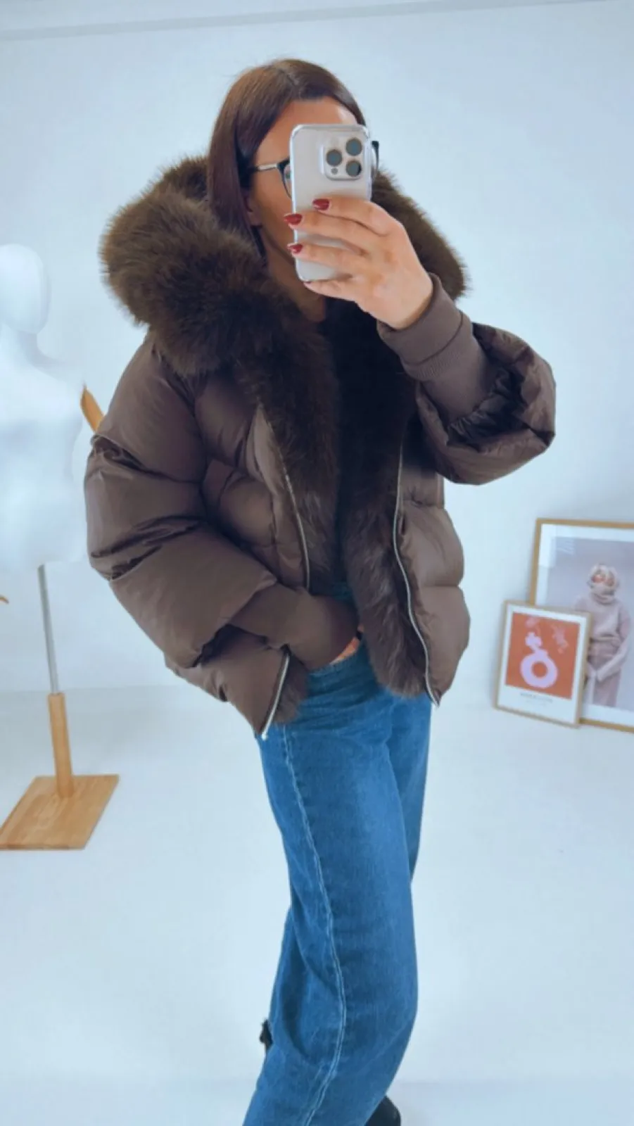 ZIMNÍ BUNDA S KOŽEŠINOU II