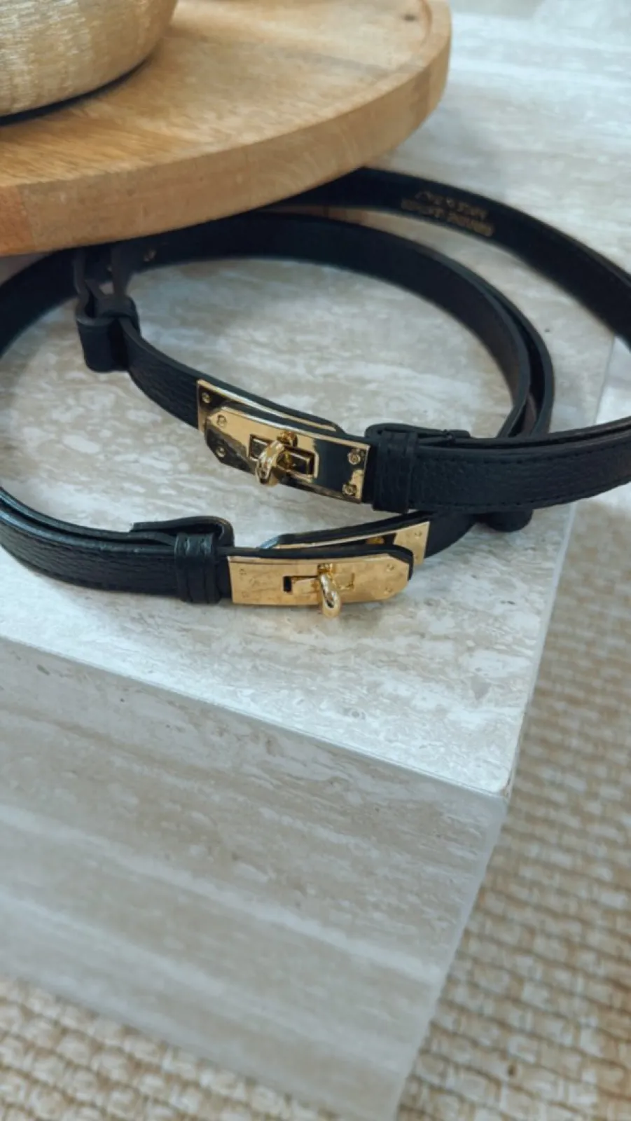 ČERNÝ POSUVNÝ OPASEK