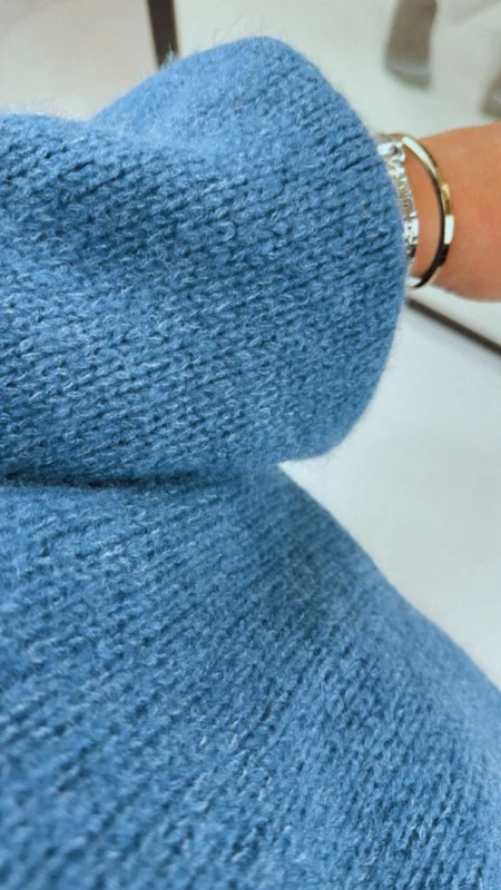 OVERSIZED SVETR BLUE II