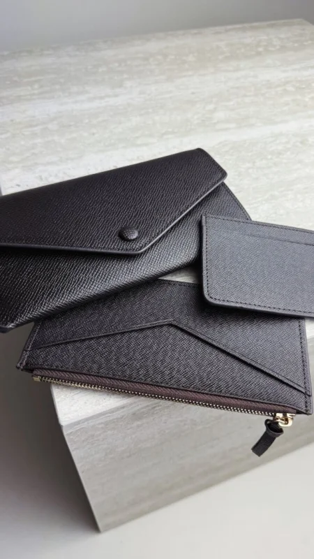 KOŽENÁ PENĚŽENKA DARK BROWN 3v1 