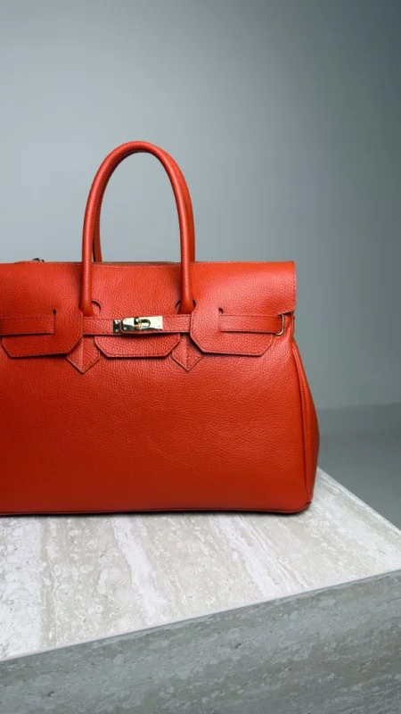 KOŽENÁ KABELKA ORANGE