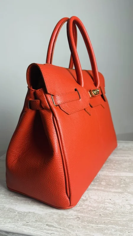 KOŽENÁ KABELKA ORANGE