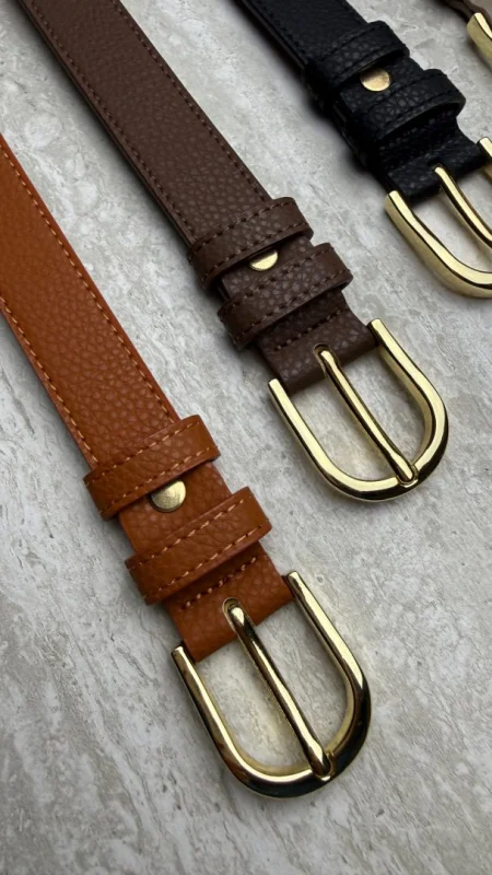 KOŽENÝ OPASEK CAMEL