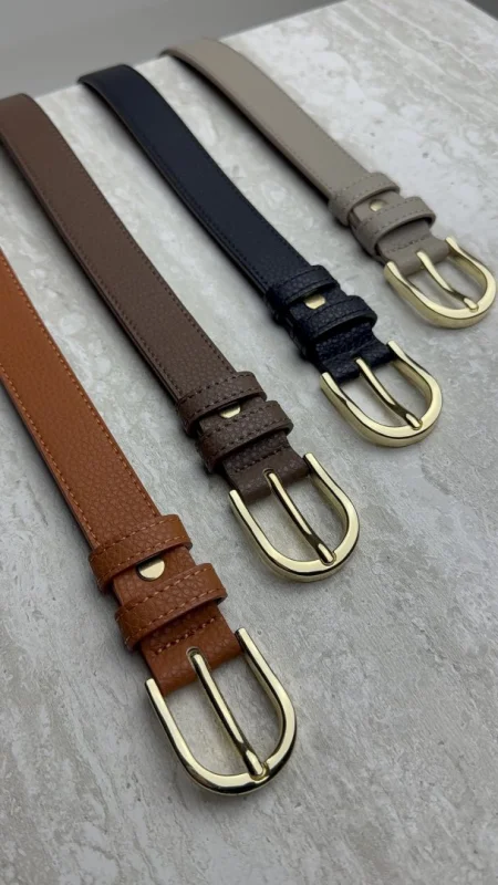 KOŽENÝ OPASEK CAMEL