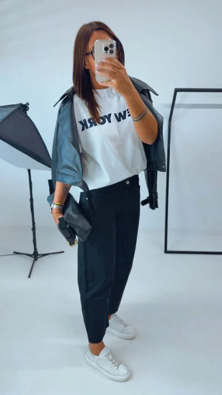 BARREL JEANS BLACK II