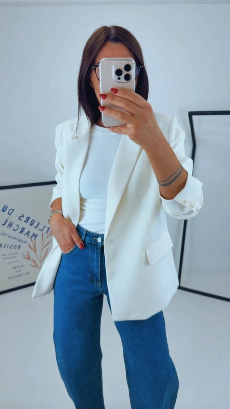 OVERSIZED SAKO CREAM