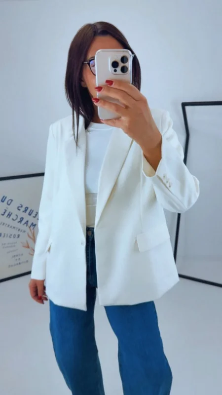 OVERSIZED SAKO CREAM