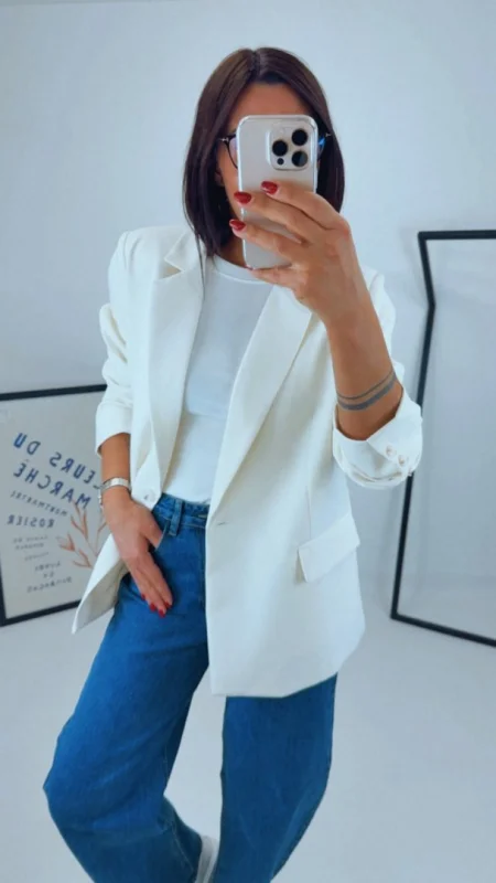 OVERSIZED SAKO CREAM