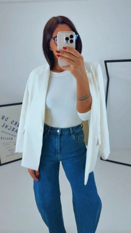 OVERSIZED SAKO CREAM