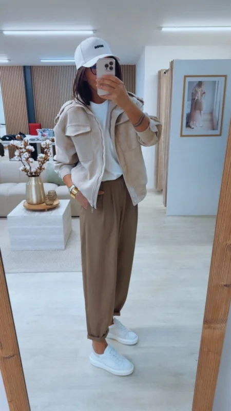 SEMIŠOVÁ BUNDA BEIGE