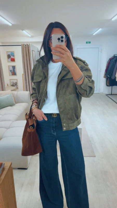 SEMIŠOVÁ BUNDA KHAKI