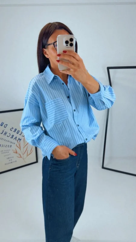 KOŠILE S PROUŽKY BLUE