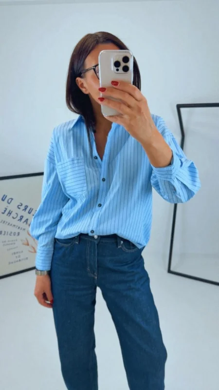 KOŠILE S PROUŽKY BLUE