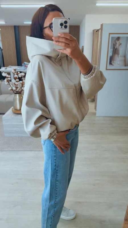 JARNÍ BUNDA BEIGE - PŘEDOBJEDNÁVKA!!