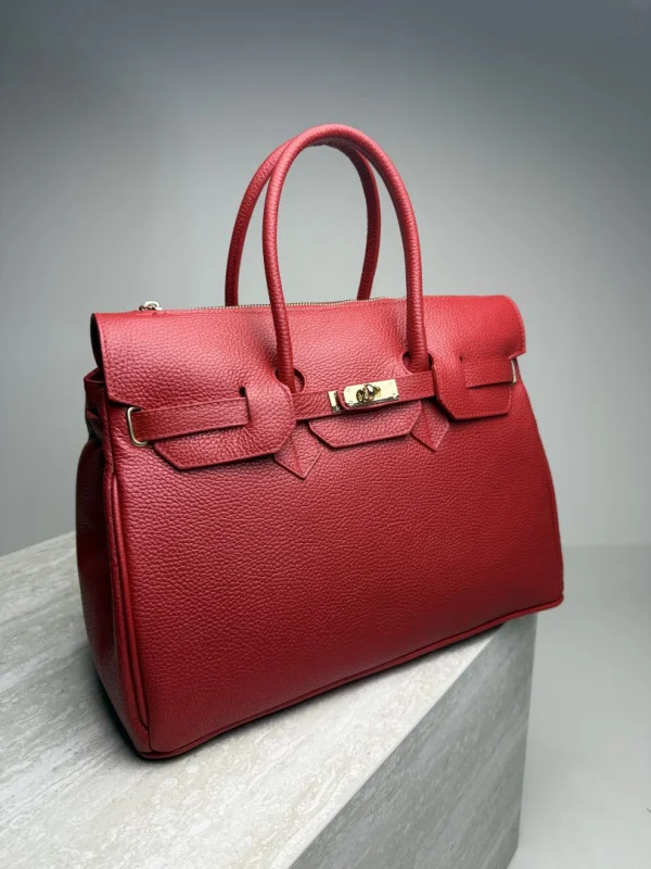 KOŽENÁ KABELKA RED