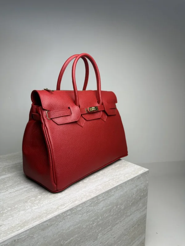 KOŽENÁ KABELKA RED