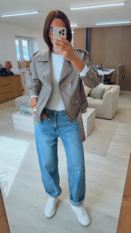 OVERSIZED TAUPE KŘIVÁK