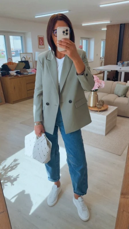 OLIVOVĚ ZELENÉ SAKO