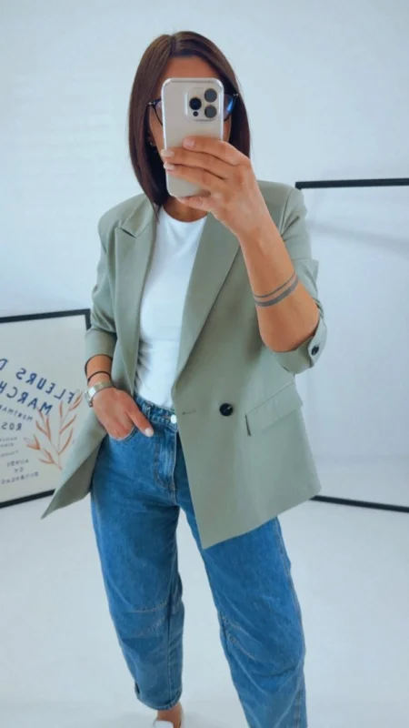 OLIVOVĚ ZELENÉ SAKO