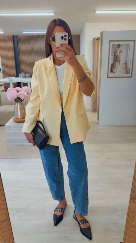 OVERSIZED SAKO YELLOW