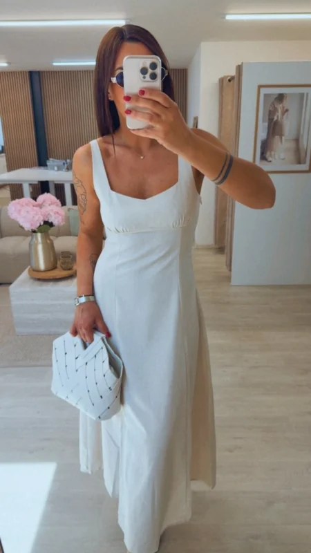 ŠATY LONG BEIGE
