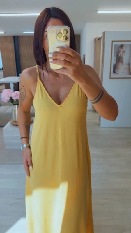 MAXI ŠATY YELLOW