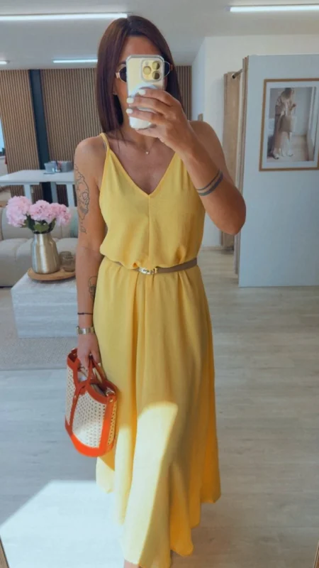 MAXI ŠATY YELLOW
