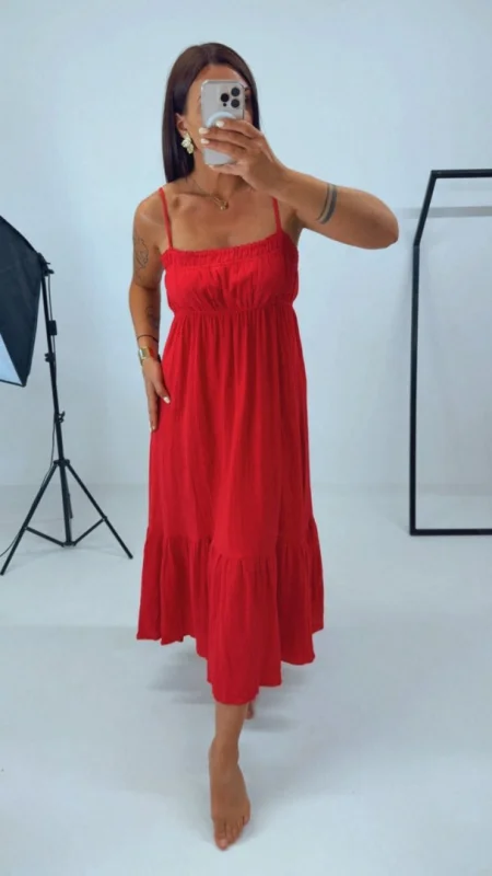 DLOUHÉ ŠATY CHERRY