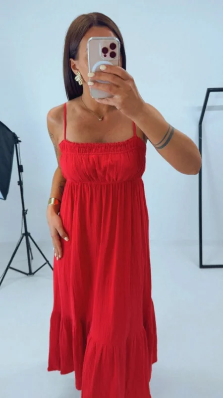 DLOUHÉ ŠATY CHERRY