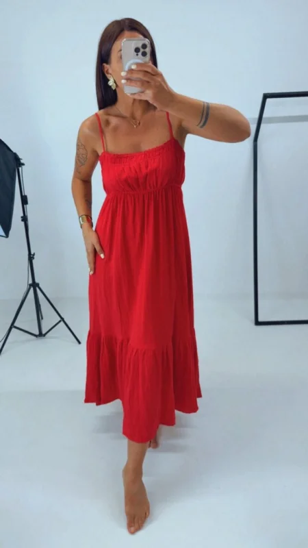 DLOUHÉ ŠATY CHERRY