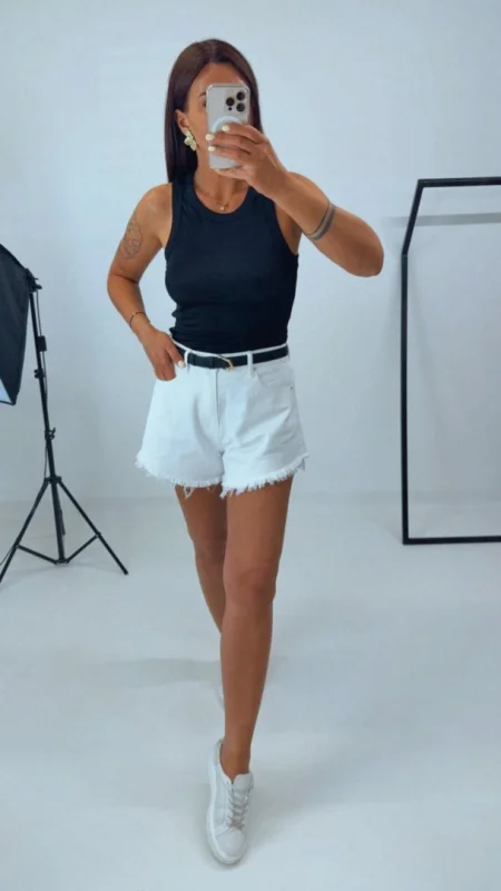 KRAŤASY DENIM WHITE