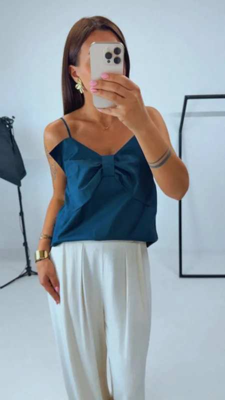 TOP S MAŠLÍ BLUE