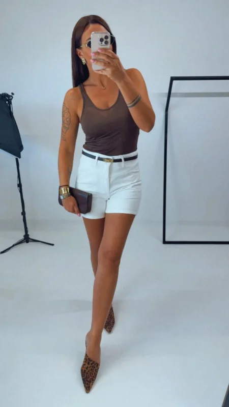 KRAŤASY DENIM WHITE II