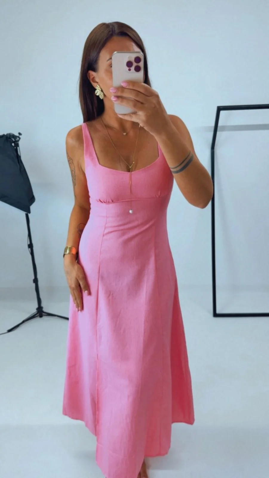 ŠATY LONG PINK