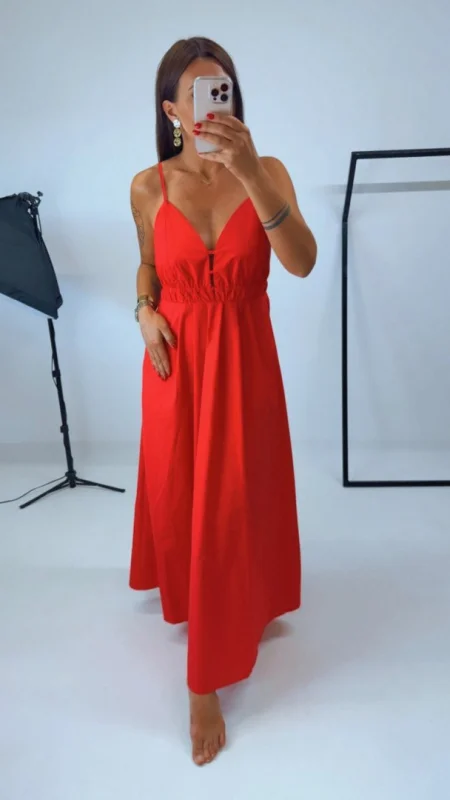 MAXI ŠATY RED