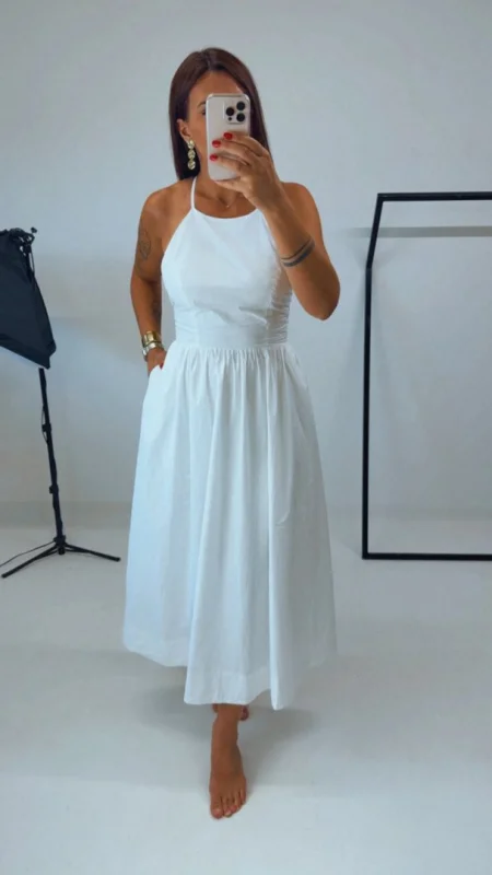 ŠATY LONG WHITE