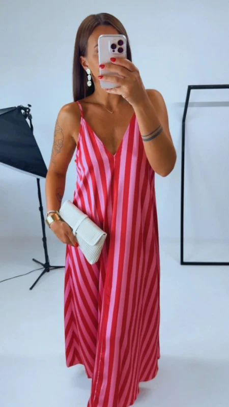 MAXI ŠATY PINK