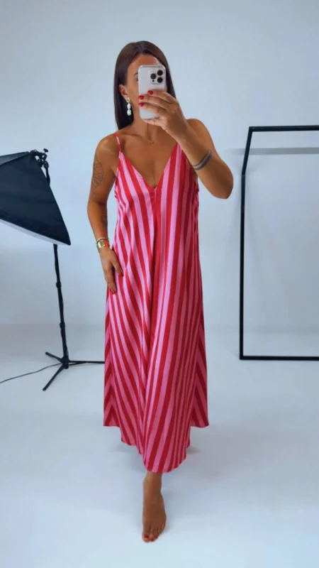 MAXI ŠATY PINK