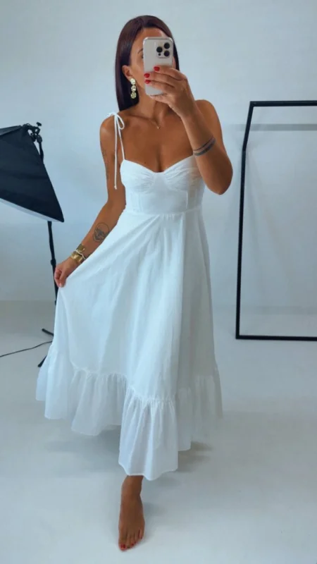 ŠATY LONG WHITE VII