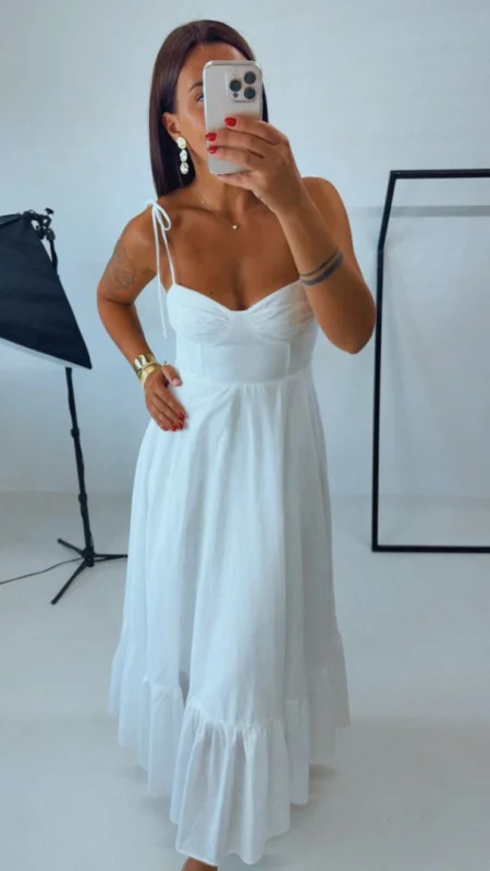 ŠATY LONG WHITE VII