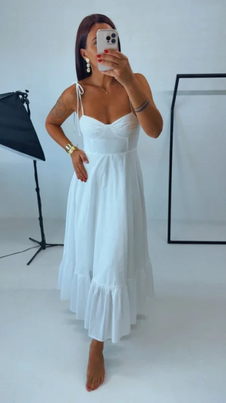 ŠATY LONG WHITE VII
