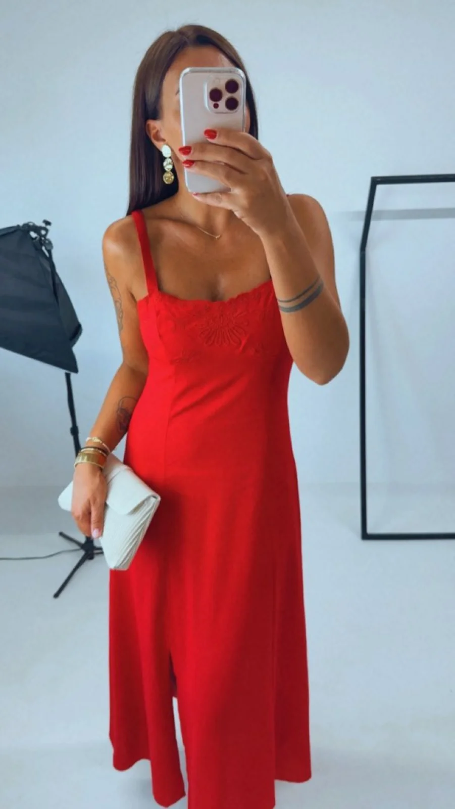 ŠATY LONG RED