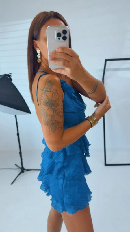 MINI ŠATY BLUE
