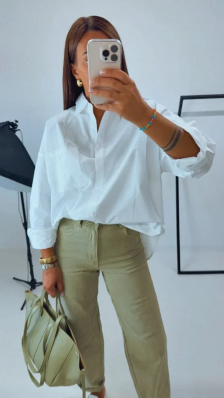 BARREL JEANS KHAKI 