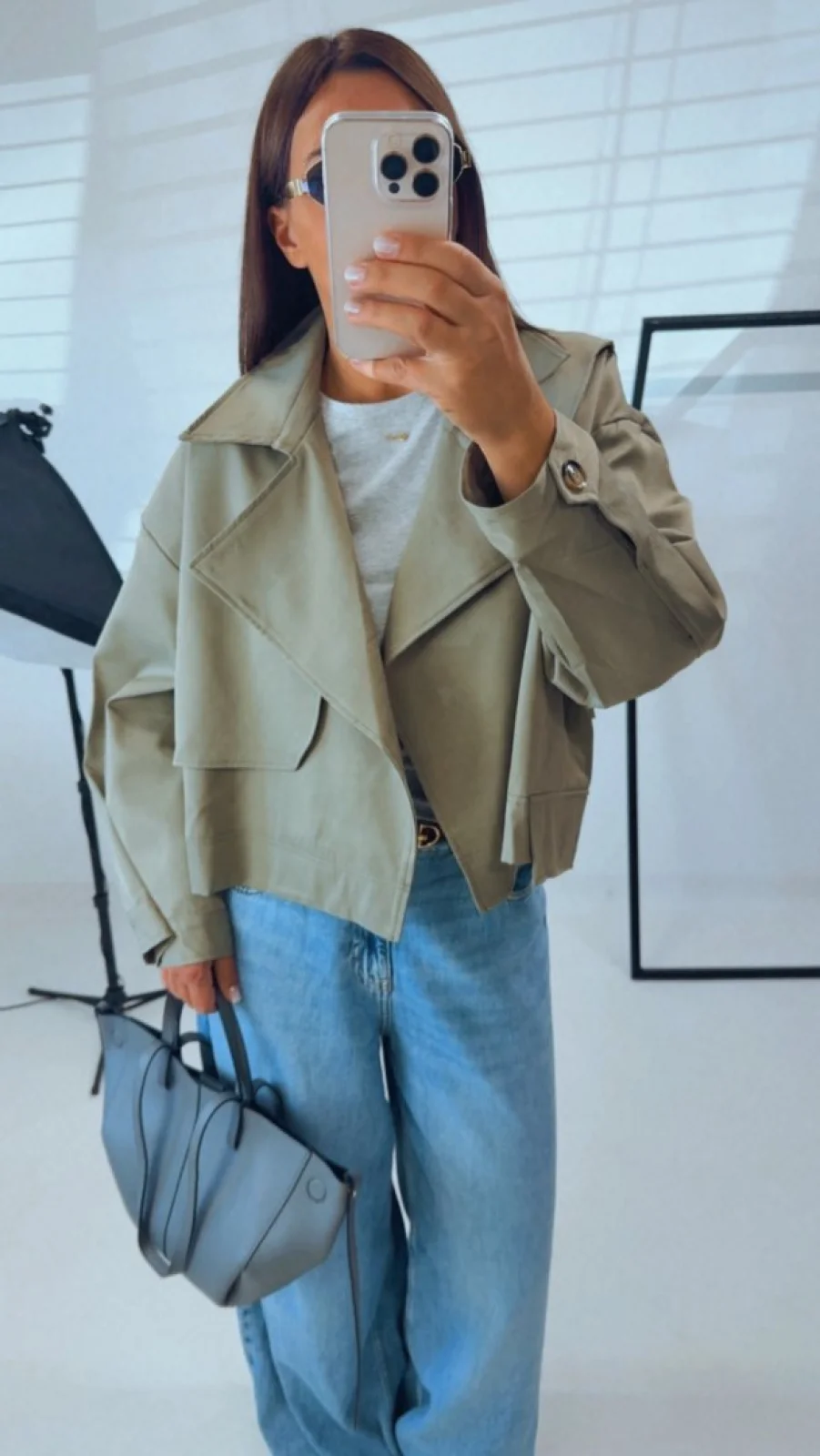 OVERSIZED KHAKI TRENCH