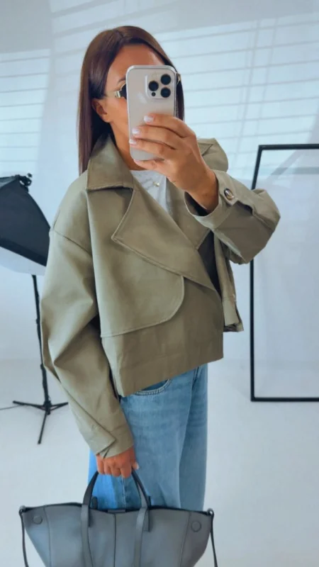 OVERSIZED KHAKI TRENCH