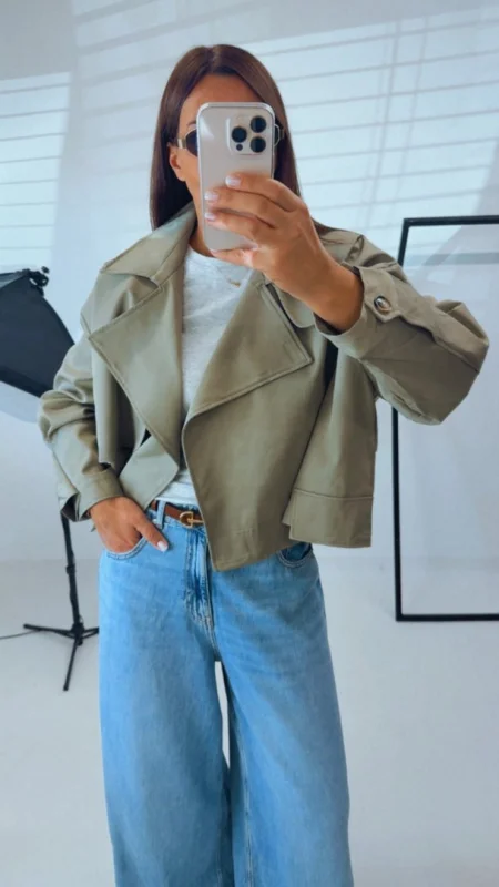 OVERSIZED KHAKI TRENCH