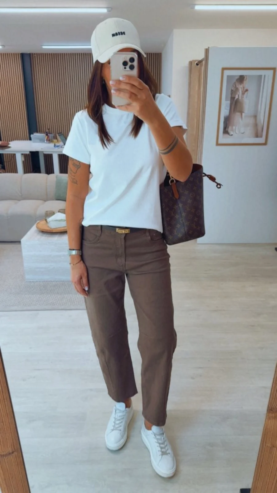BALLOON JEANS BROWN