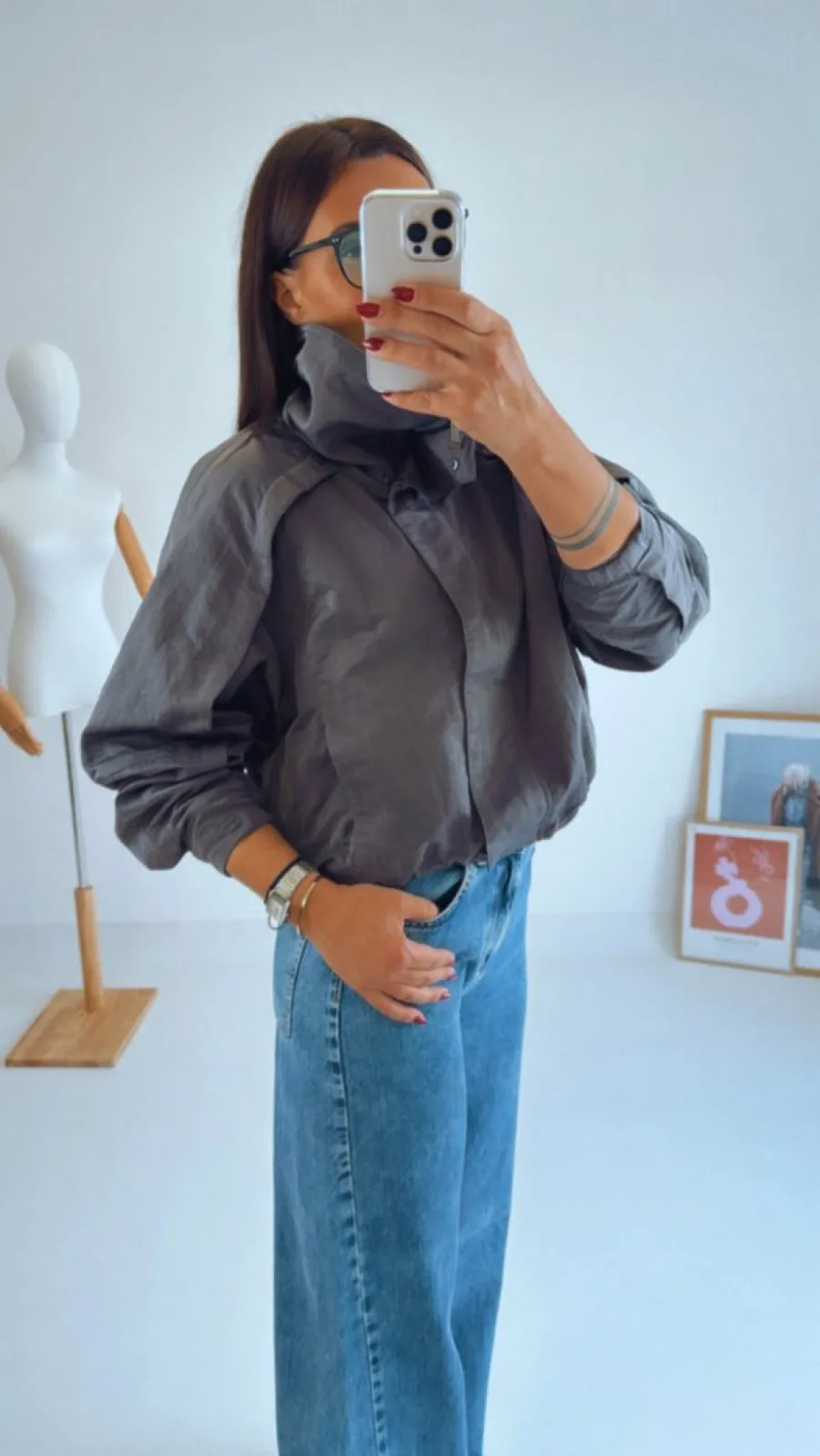 ŠUSŤÁKOVÁ BUNDA GREY