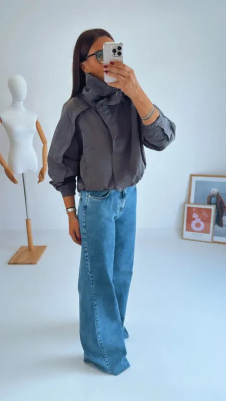 ŠUSŤÁKOVÁ BUNDA GREY